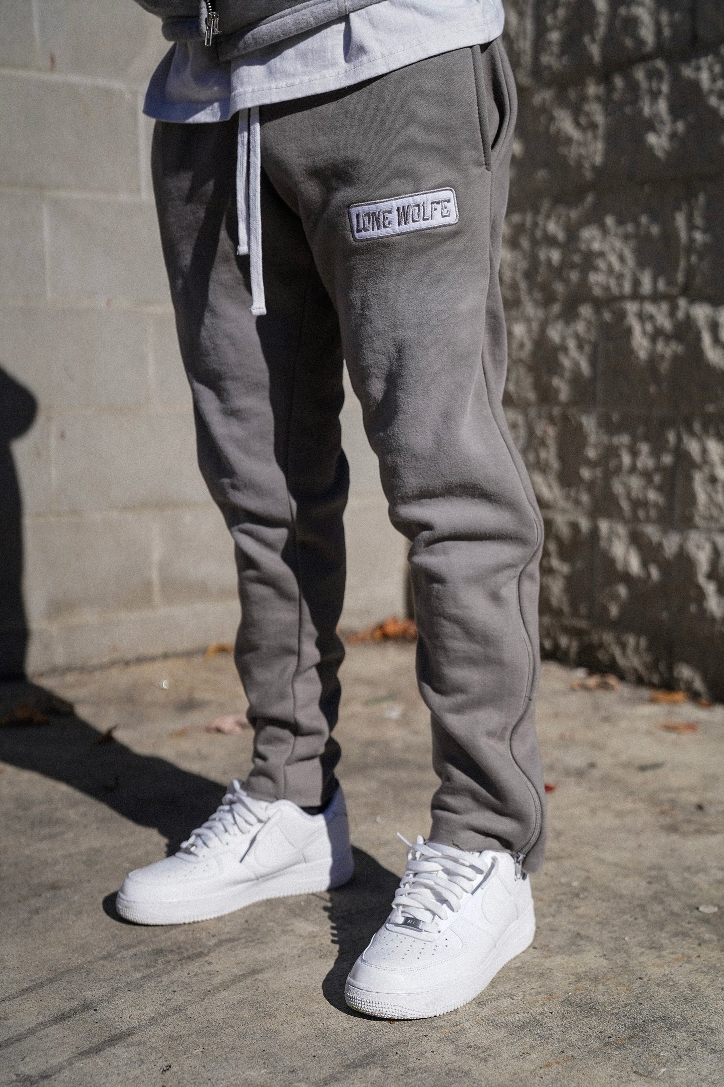 Zip up Flared Sweats