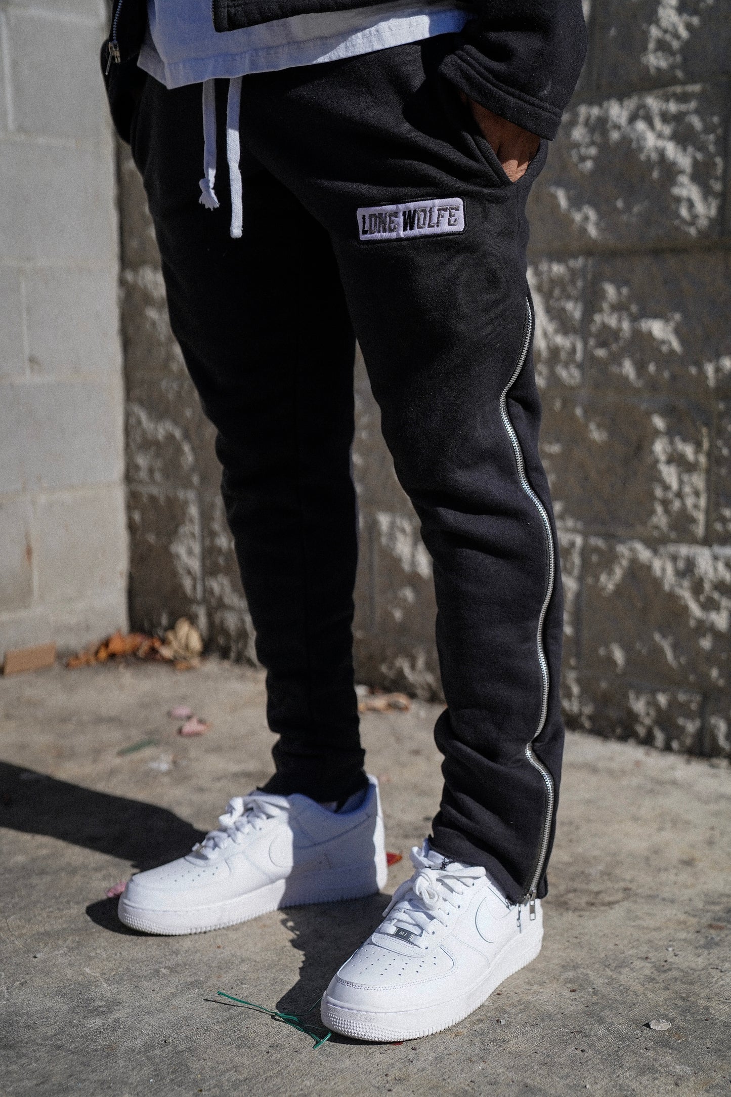 Zip up Flared Sweats